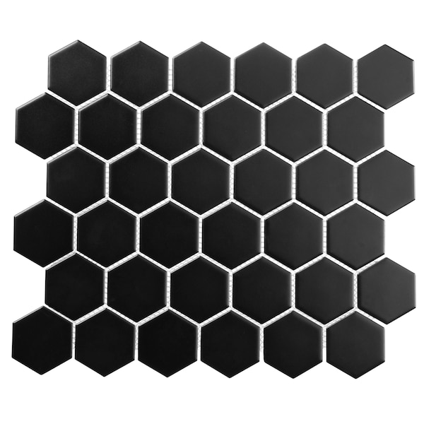 Andova Tiles SAMPLE-2 in. x 2 in. Straight Edge Porcelain Honeycomb Wall & Floor Tile - SAM-ANDSTY844