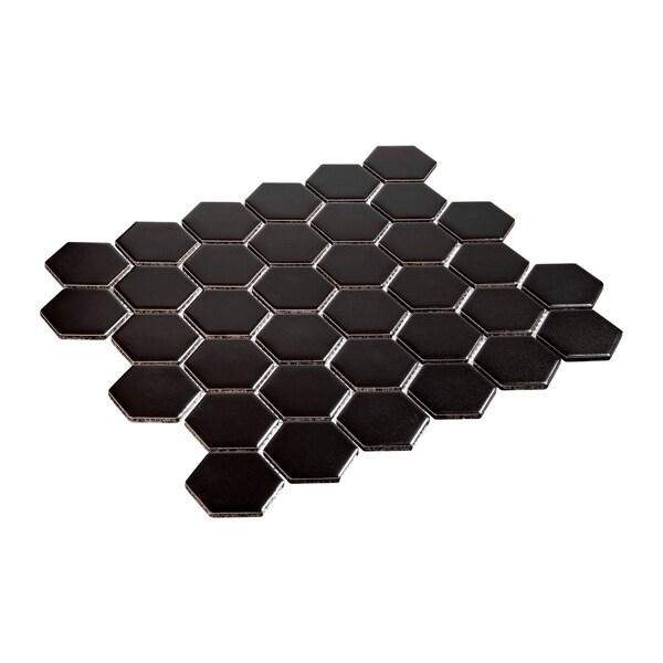 Andova Tiles SAMPLE-2 in. x 2 in. Straight Edge Porcelain Honeycomb Wall & Floor Tile - SAM-ANDSTY844