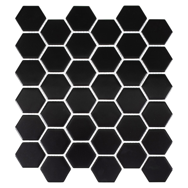 Andova Tiles SAMPLE-2 in. x 2 in. Straight Edge Porcelain Honeycomb Wall & Floor Tile - SAM-ANDSTY844