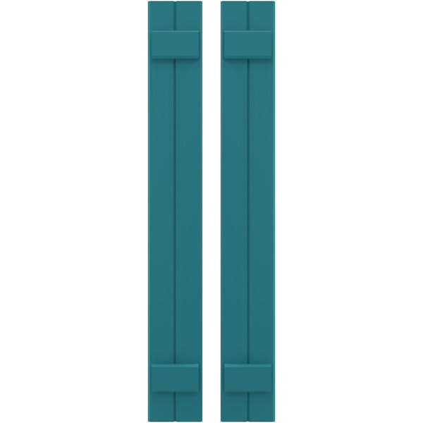 Ekena Millwork Americraft 2-Board (2 Batten) Exterior Real Wood Joined Board-n-Batten Shutters, ARW101BB207X46ANH, PR - ARW101BB207X46ANH