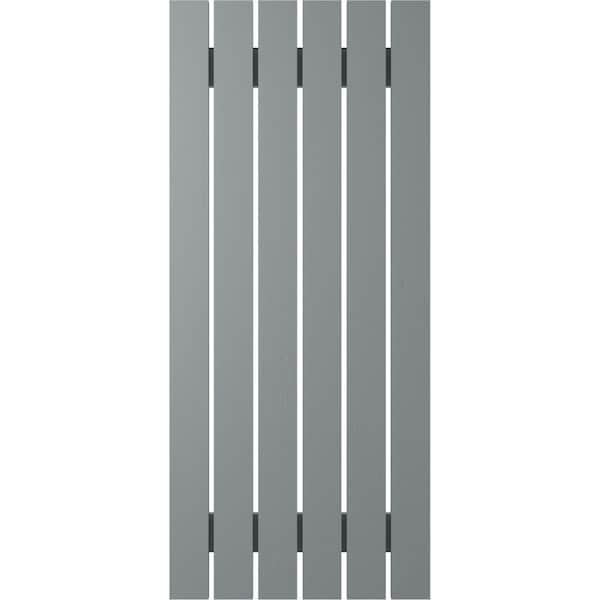 Ekena Millwork Americraft 6-Board (2 Batten) Exterior Real Wood Spaced Board-n-Batten Shutters, ARW101SB623X71CHH, PR - ARW101SB623X71CHH