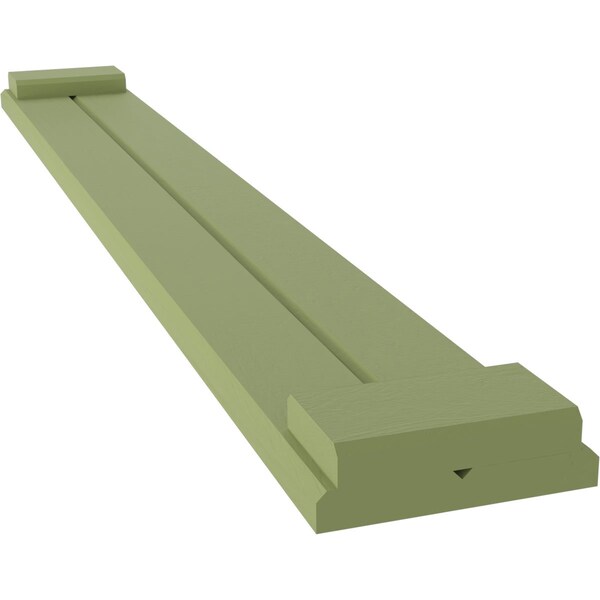 Ekena Millwork Americraft 2-Board Exterior Wood Joined Board-n-Batten Shutters w/ End Batten, ARW103BB207X40MGH, PR - ARW103BB207X40MGH
