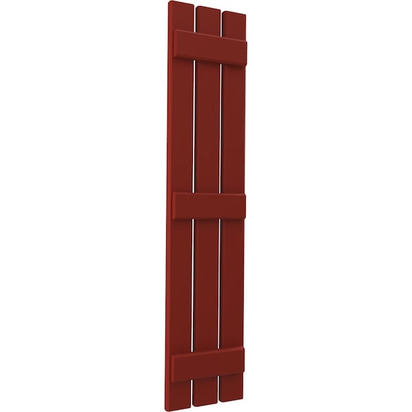 Ekena Millwork Americraft 3-Board (3 Batten) Exterior Real Wood Spaced Board-n-Batten Shutters, ARW401SB311X48MRH, PR - ARW401SB311X48MRH