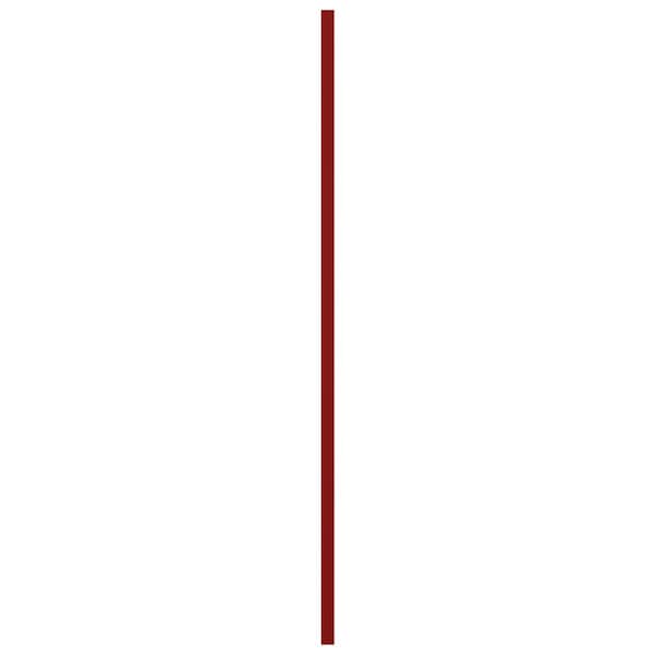 Ekena Millwork True Fit PVC Bungalow Fixed Mount Shutters, Fire Red, 15W x 63H, PR - TFP001BG15X063BR