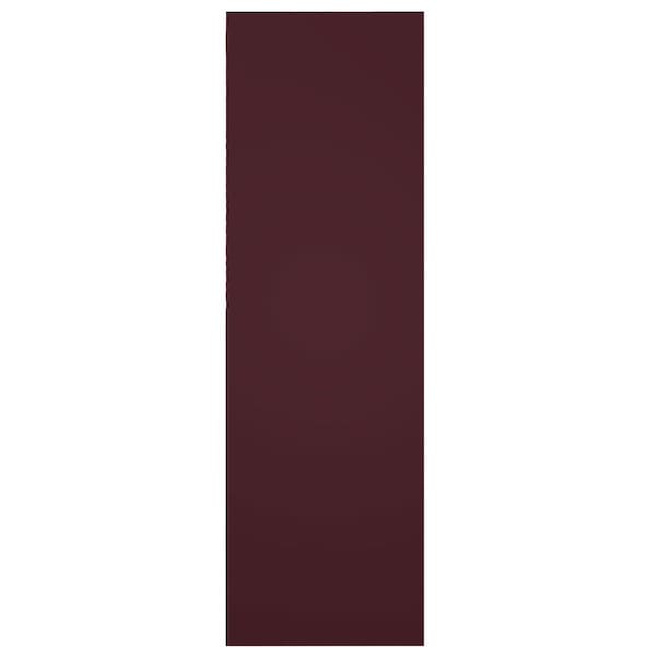 Ekena Millwork True Fit PVC Shaker Fixed Mount Shutters, Wine Red, 12W x 49H, PR - TFP001SK12X049WR