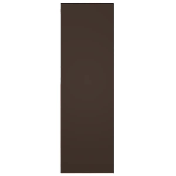 Ekena Millwork True Fit PVC Two Equal Flat Panel Shutters, Raisin Brown, 18W x 78H, PR - TFP101FPF18X078TB