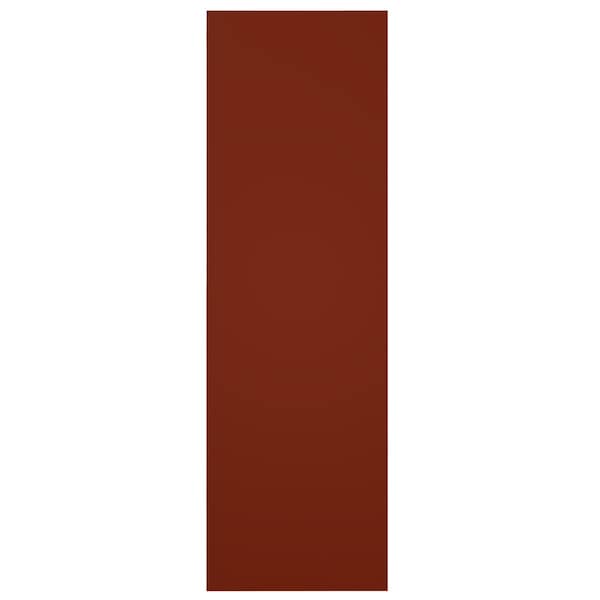 Ekena Millwork True Fit PVC Single X-Board Farmhouse Fixed Mount Shutters, Pepper Red, 15W x 67H, PR - TFP001FH15X067MR
