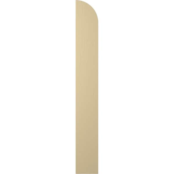 Ekena Millwork Americraft 2-Board (3 Batten) Wood Joined Board-n-Batten Shutters w/ Arch Top, ARW401BQ207X54NTH, PR - ARW401BQ207X54NTH