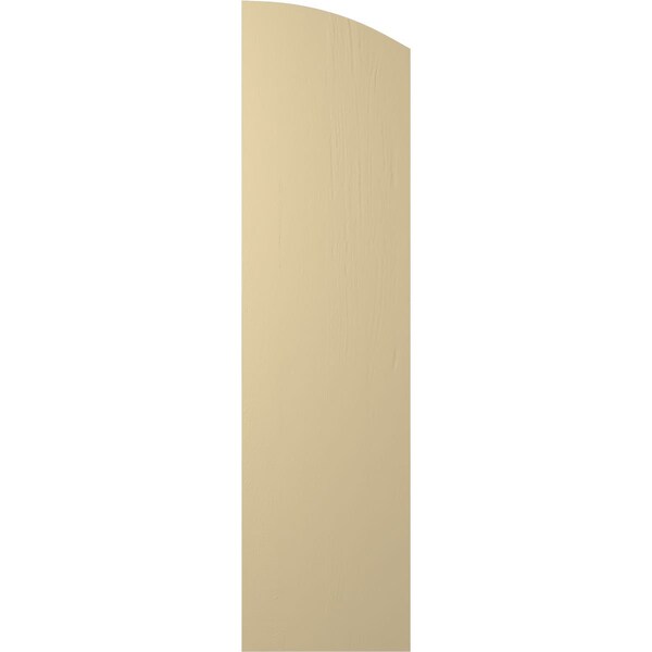 Ekena Millwork Americraft 4-Board (2 Batten) Wood Joined Board-n-Batten Shutters w/Ellipt Top, ARW101BE414X73NTH, PR - ARW101BE414X73NTH