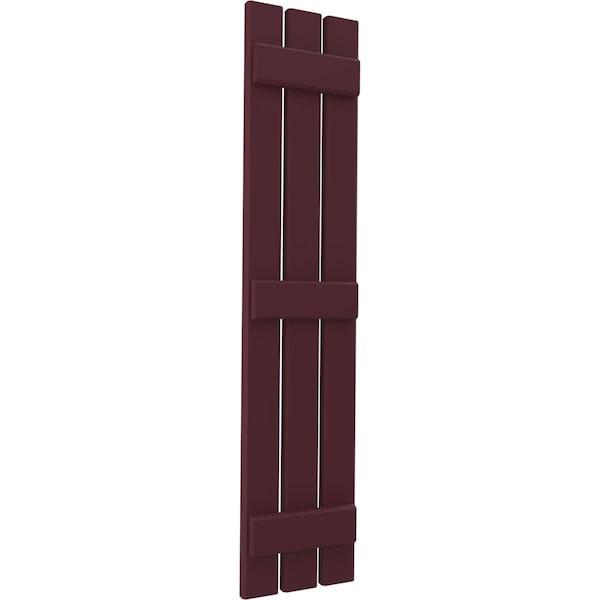 Ekena Millwork Americraft 3-Board (3 Batten) Exterior Real Wood Spaced Board-n-Batten Shutters, ARW401SB311X34WRH, PR - ARW401SB311X34WRH