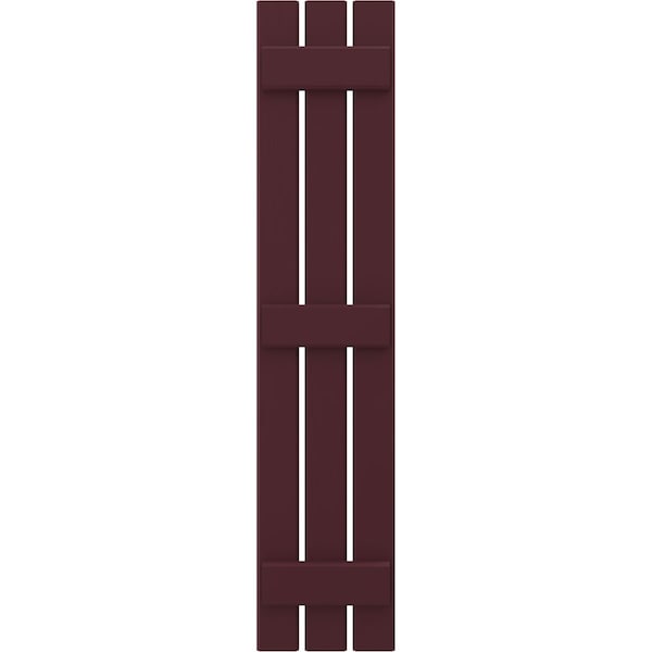 Ekena Millwork Americraft 3-Board (3 Batten) Exterior Real Wood Spaced Board-n-Batten Shutters, ARW401SB311X34WRH, PR - ARW401SB311X34WRH