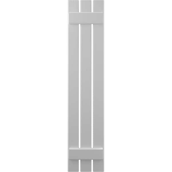 Ekena Millwork Americraft 3-Board (2 Batten) Exterior Real Wood Spaced Board-n-Batten Shutters, ARW101SB311X82PRH - ARW101SB311X82PRH