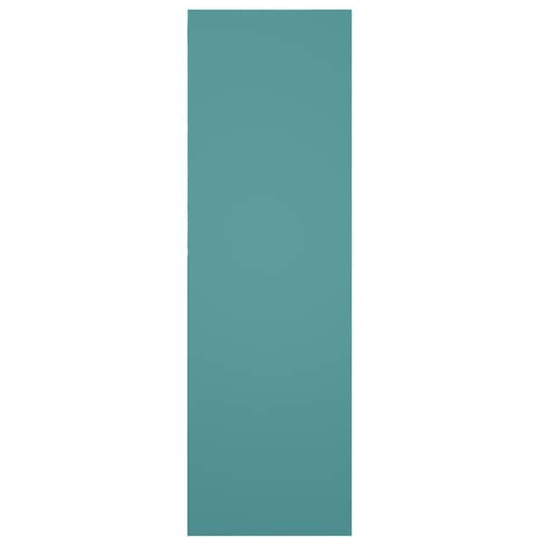 Ekena Millwork True Fit PVC Cedar Park Fixed Mount Shutters, Pure Turquoise, 18W x 76H, PR - TFP001CP18X076PT