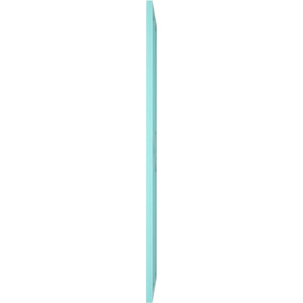 Ekena Millwork True Fit PVC Cedar Park Fixed Mount Shutters, Pure Turquoise, 18W x 76H, PR - TFP001CP18X076PT