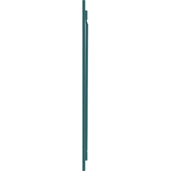Ekena Millwork True Fit PVC, Two Board Joined Board-n-Batten Shutters w/Z-Bar, Antigua , 10 3/4W x 31H, PR - TFP102BBF11X031AN