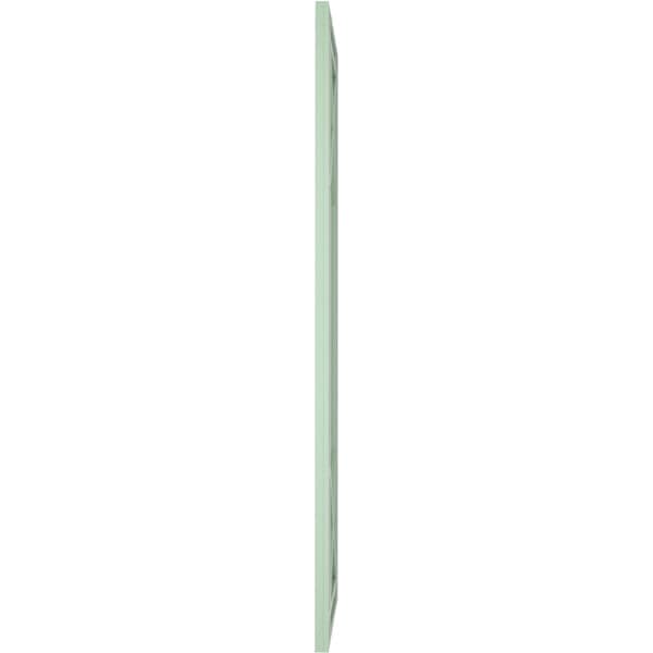 Ekena Millwork True Fit PVC Bungalow Fixed Mount Shutters, Track Green, 12W x 59H, PR - TFP001BG12X059TG