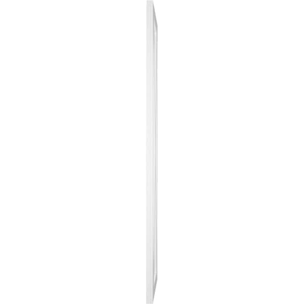 Ekena Millwork True Fit PVC Single X-Board Farmhouse Fixed Mount Shutters, Unfinished, 12W x 37H, PR - TFP001FH12X037UN