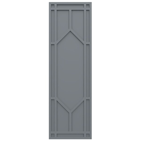 Ekena Millwork True Fit PVC Shaker Fixed Mount Shutters, Ocean Swell, 12W x 27H, PR - TFP001SK12X027CH