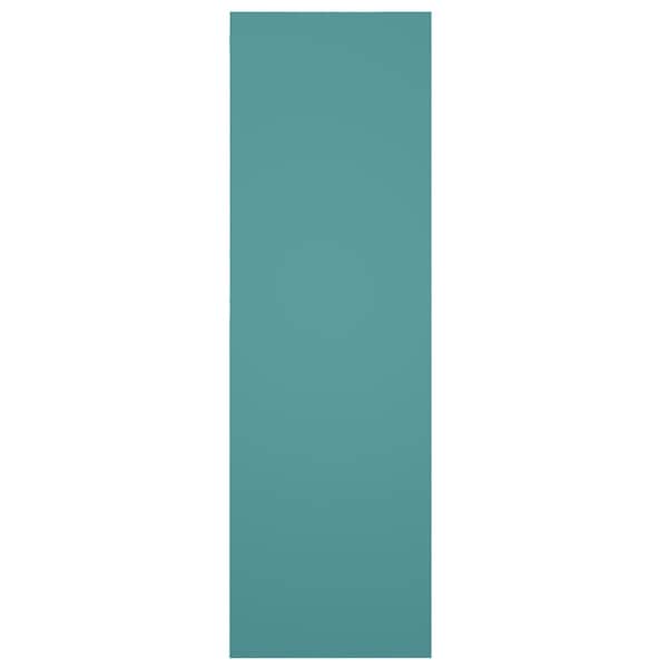 Ekena Millwork True Fit PVC, Two Equal Louver Shutters, Pure Turquoise, 18W x 26H, PR - TFP101LVF18X026PT