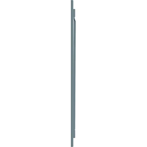 Ekena Millwork True Fit PVC Two Board Joined Board-n-Batten Shutters w/Z-Bar, Peaceful Blue , 10 3/4W x 65H, PR - TFP102BBF11X065SB