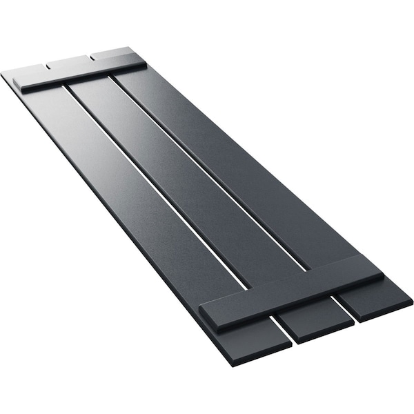 Ekena Millwork True Fit PVC Three Board Spaced Board-n-Batten Shutters, Starless Night Blue , 17 1/8W x 44H, PR - TFP101SBF17X044OB