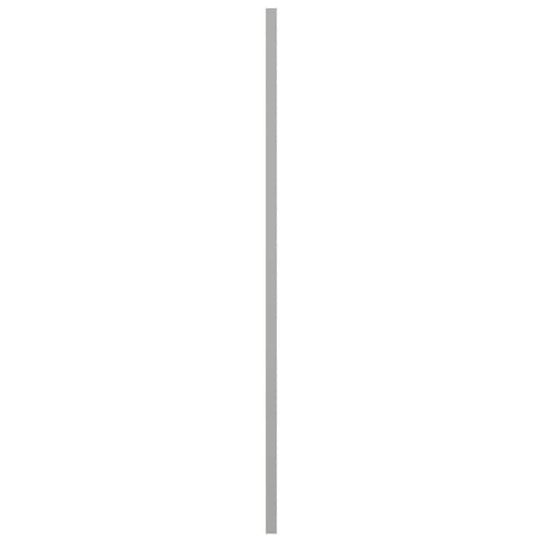 Ekena Millwork 12W x 62H True Fit PVC Diagonal Slat Modern Style Fixed Mount Shutters, Hailstorm Gray, PR - TFP001DG12X062ST