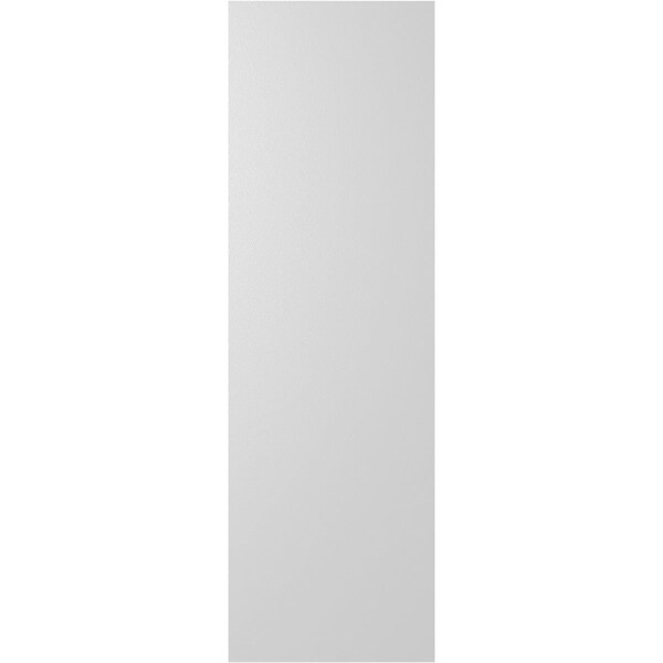 Ekena Millwork True Fit PVC Two Equal Panel Farmhouse Fixed Mount Shutters w/ Z-Bar, Lilly Pads , 18W x 33H, PR - TFP102FH18X033LP
