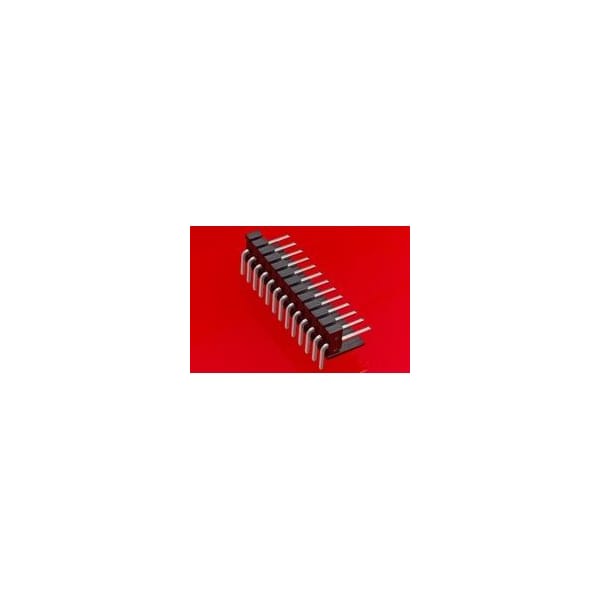 Conector de placa Molex, 6 contactos, 1 fila, macho, ángulo recto, paso de 0.1 pulgadas, terminal de soldadura - 22282068