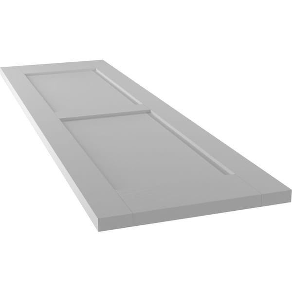 Ekena Millwork Americraft 2 Equal Flat Panel Exterior Real Wood Shutters, RW101FP18X48PRH - RW101FP18X48PRH