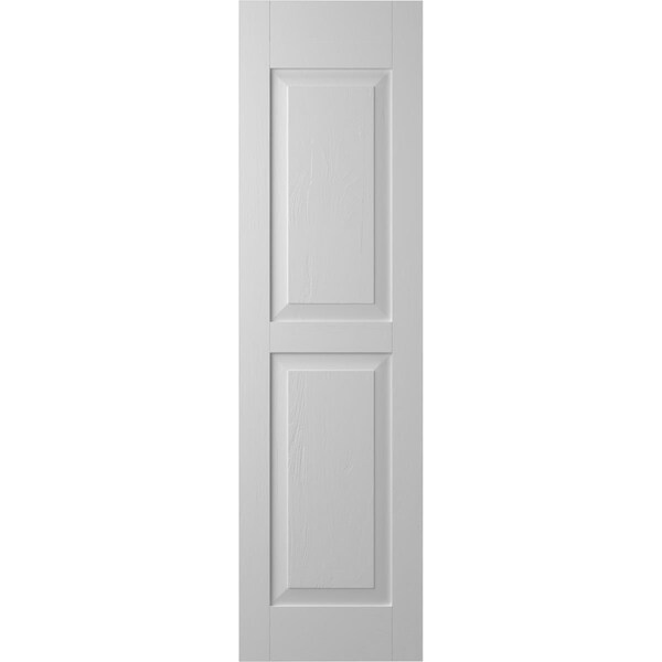Ekena Millwork Americraft 2 Equal Flat Panel Exterior Real Wood Shutters, RW101FP18X48PRH - RW101FP18X48PRH