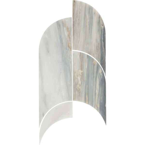 Daltile Gamma Natural Stone Archway Wall and Floor Mosaic Tile, 5PK - M340ARCHWAYMSPL