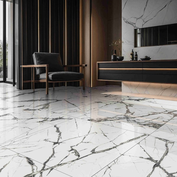 Msi Glacial Veil Sample Polished Porcelain Floor And Wall Tile - ZOR-PT-0799-SAM