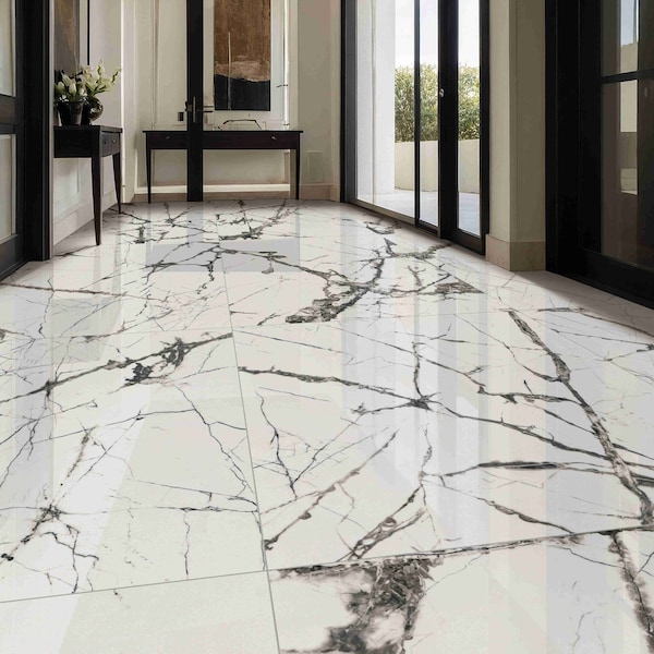 Msi Glacial Veil Sample Polished Porcelain Floor And Wall Tile - ZOR-PT-0799-SAM