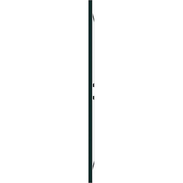 Ekena Millwork True Fit PVC Two Equal Raised Panel Shutters, Thermal Green, 12W x 70H, PR - TFP101RPF12X070FG