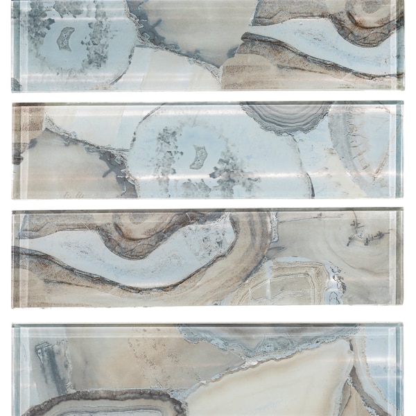 Andova Tiles Myst 3 in. x 12 in. Glass Marble Look Subway Wall Tile - SAM-ANDMYS244