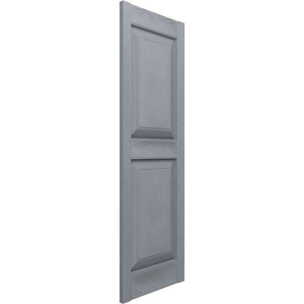 Ekena Millwork Builders Edge, Standard Two Equal Panels, Raised Panel Shutters, 30140039030 - 030140039030
