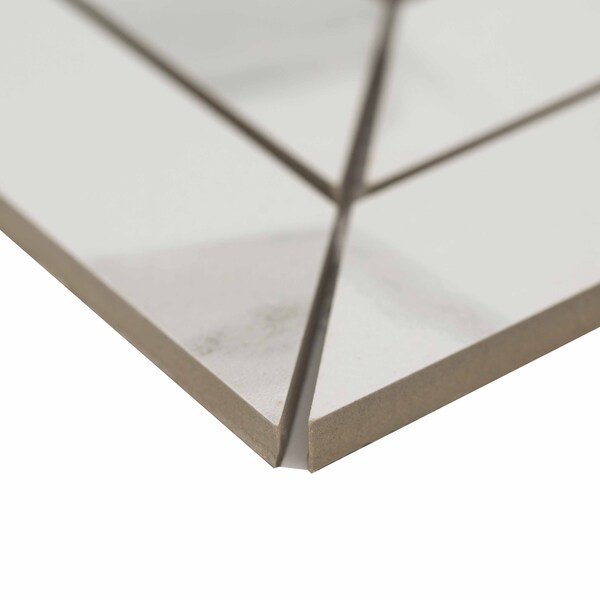 Msi Eden Statuary Chevron Mosaic SAMPLE Porcelain Matte Floor And Wall Tile - ZOR-PT-0420-SAM