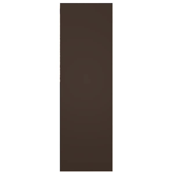 Ekena Millwork True Fit PVC Bungalow Fixed Mount Shutters, Raisin Brown, 15W x 42H, PR - TFP001BG15X042TB