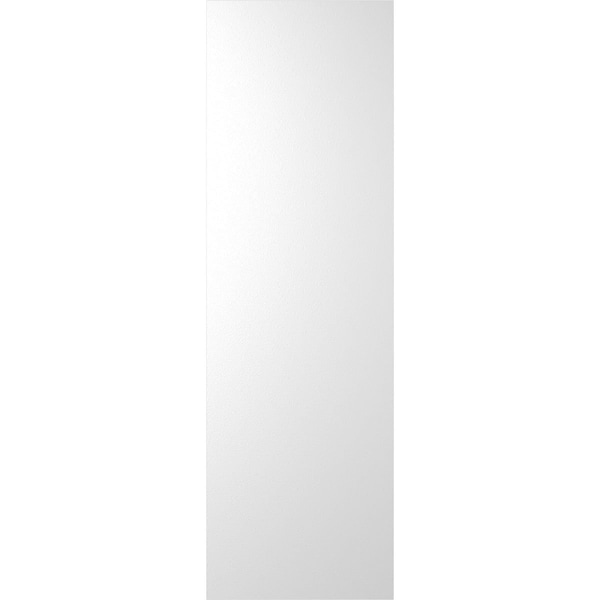 Ekena Millwork True Fit PVC Shaker Fixed Mount Shutters, Primed, 15"W x 52"H - TFP001SK15X052PR