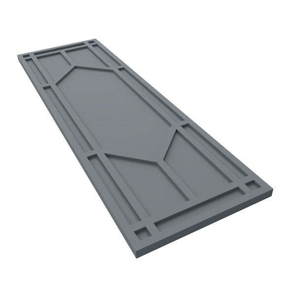 Ekena Millwork True Fit PVC Shaker Fixed Mount Shutters, Ocean Swell, 15W x 71H, PR - TFP001SK15X071CH