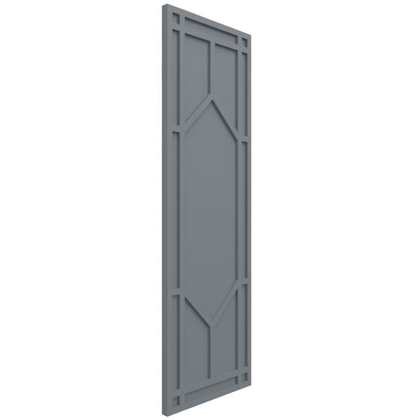 Ekena Millwork True Fit PVC Shaker Fixed Mount Shutters, Ocean Swell, 15W x 71H, PR - TFP001SK15X071CH