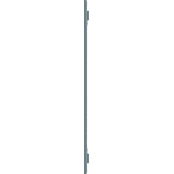 Ekena Millwork True Fit PVC Two Board Joined Board-n-Batten Shutters, Peaceful Blue, 10 3/4W x 25H, PR - TFP101BBF11X025SB