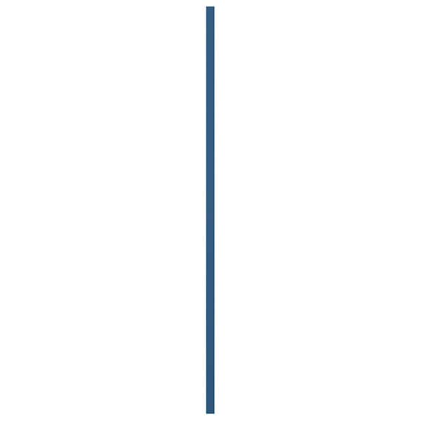 Ekena Millwork True Fit PVC Cedar Park Fixed Mount Shutters, Sojourn Blue, 18W x 59H, PR - TFP001CP18X059HB