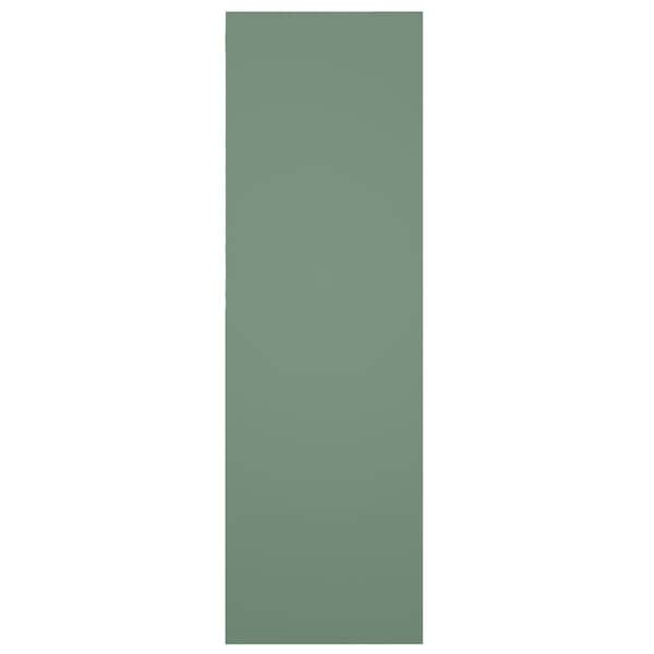Ekena Millwork True Fit PVC Shaker Fixed Mount Shutters, Track Green, 15W x 61H, PR - TFP001SK15X061TG