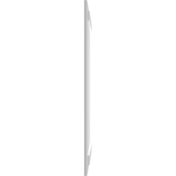 Ekena Millwork True Fit PVC Four Board Joined Board-n-Batten Shutters, Unfinished, 21 1/2W x 30H, PR - TFP101BBF21X030UN