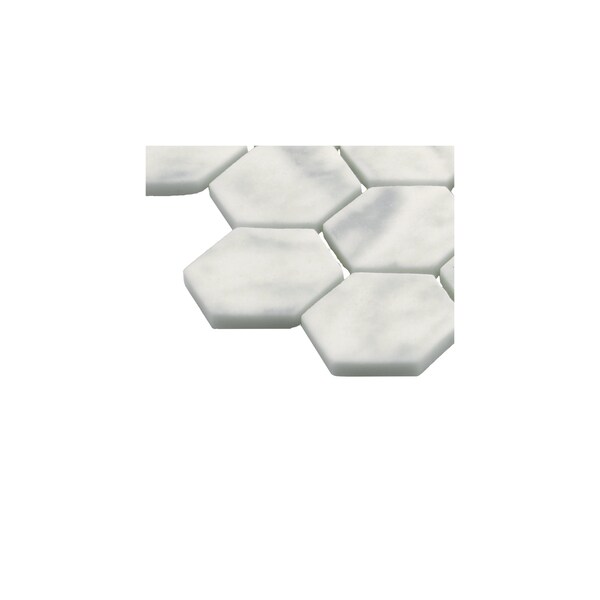 Daltile Uptown Glass 1in Hexagon Mosaic, 16.92 SQFT Per Carton, 18PK - UP231HEXMS1P