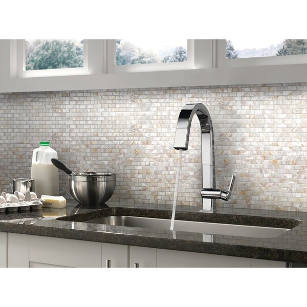Apollo Tile Pearl Brick Mosaic 18.52 sq.ft 11.3 in. x11.8 in. Shell Tile, 20PK - APLSMA99004EC48