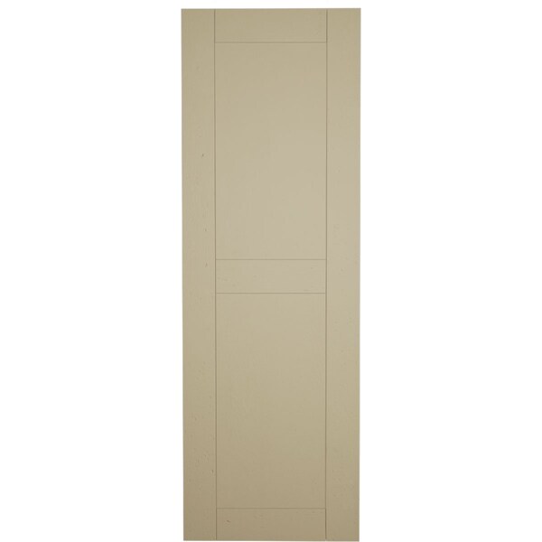 Ekena Millwork Rustic Two Equal Panel Flat Panel Pecky Cypress Faux Wood Shutters, 12"W x 52"H - SHUFP12X52PCPR
