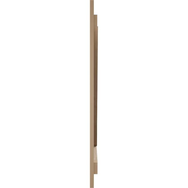 Ekena Millwork Rustic Three Board Joined Board-n-Batten Rough Cedar Faux Wood Shutters w/Z-Board, 16 1/2W x 46H, PR - SHUBJZ16X46RCPR