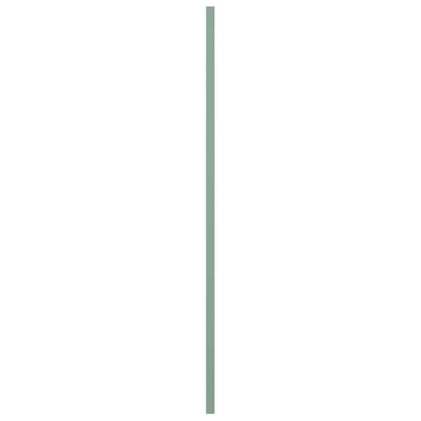 Ekena Millwork True Fit PVC Single X-Board Farmhouse Fixed Mount Shutters, Seaglass, 12W x 52H, PR - TFP001FH12X052SG